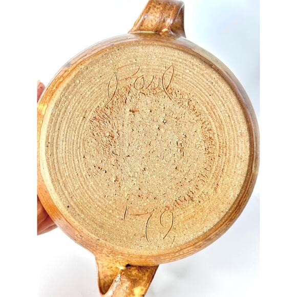 Handmade Studio Pottery Stoneware Canister With Lid 1979 - Picture 5 of 8